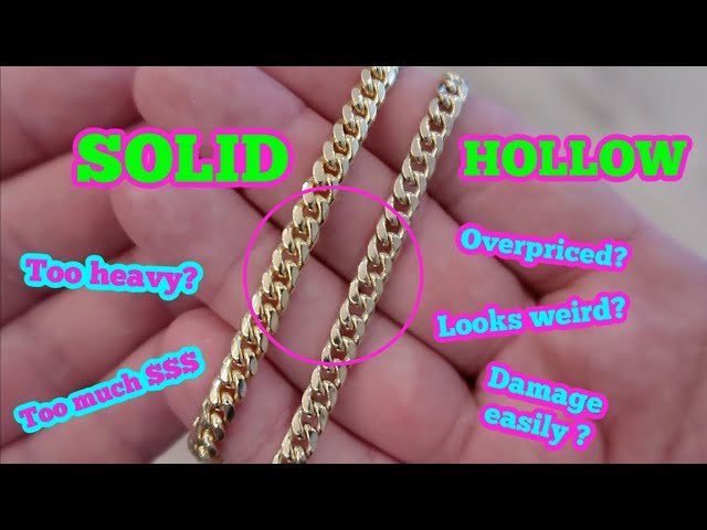 All About Hollow Gold Chains | What Is A Hollow Gold Chain?