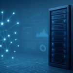 Data servers with abstract network visualization in a modern tech environment